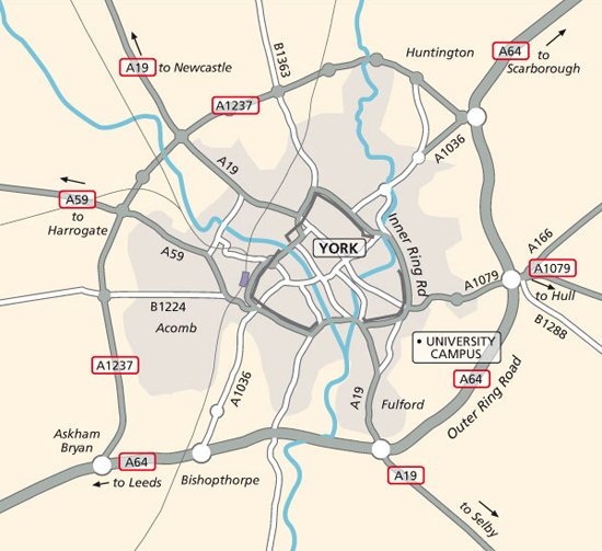 York city road map